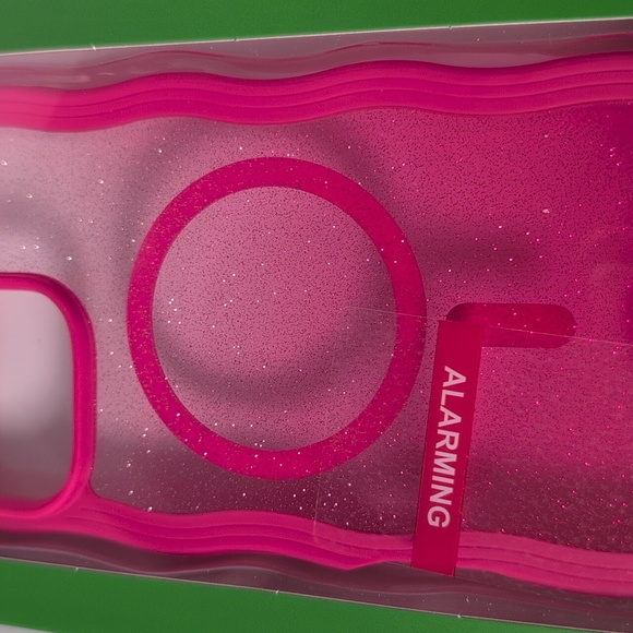 Kate Spade Pink Glitter Wavy iPhone 16 Pro Max Case - Picture 4 of 5